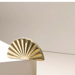 JAYA <strong>French</strong> Light Luxury Wardrobe Handle Semi-circular Fan-shaped Cabinet Solid Brass <strong>Door</strong> Handle - Product Image 3