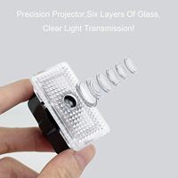 Luz de Bienvenida LED, Proyector de Logotipo de Alta Definición, Lámpara de Proyección de Sombra Fantasma para Tesla 3 Y
