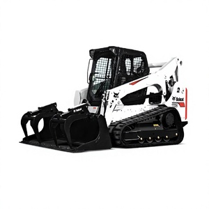Chargeuse compacte sur chenilles T770 blanche avec godet, composants Huade, moment de charge élevé - Product Image 1