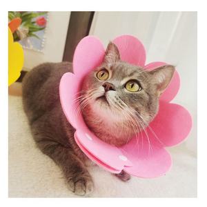 Elizabethaan Halsband Kat Huisdier Halsband Lichtgewicht Vilt Headcover Post-Op Herstel Anti-Likken Verstelbare Kraag Huisdier Accessoires - Product Image 5