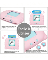 Lecteur de cartes flash interactif OEM ODM, jouets éducatifs, jouet d'apprentissage des langues multifonctionnel, jeux sonores pour enfants de 2 à 12 ans