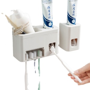 Toothbrush Holder Bathroom Accessories Automatic Home Bathroom Sets <b>Toothpaste</b> <b>Squeezer</b> Dispenser Custom logo - Product Image 1
