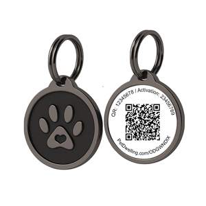 Étiquette d'identification personnalisée pour animaux de compagnie avec <span class=keywords><strong>code</strong></span> QR pour chiens et chats, étiquette à scanner par QR - Product Image 2