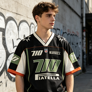 ODM Hochwertige Maßgefertigte Sublimations-Fußballuniform Atmungsaktives Schnelltrocknendes Fußballtrikot mit Eigenem Logo, Nummer und Teamnamen Großhandel - Product Image 3