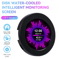 2.1 pouces type-c IPS écran refroidisseur d'eau USB affichage secondaire 480 * PC LCD CPU GPU RAM HDD moniteur boîtier No-AIDA64