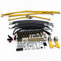 Kit de tuyauterie hydraulique pour brise-roche auxiliaire d'excavatrice compatible CAT 349D CAT349D2 CAT349D2 L