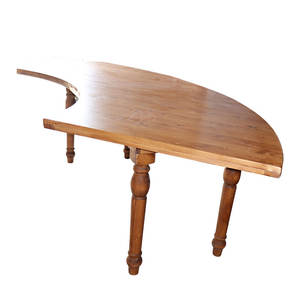 Giardino curvo in legno giardino all'aperto rustico posti a sedere all'aperto tavolo da Picnic all'aperto antico-<span class=keywords><strong>tavoli</strong></span> colorati utilizzati in evento di nozze - Product Image 2