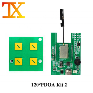 ชุดอุปกรณ์ติดตามตัว UWB รุ่น 120 ของผู้ผลิต TX °   360 °   ชุด PDOA สำหรับการวัดมุมระยะทางของโมดูล เหมาะสำหรับหุ่นยนต์สำรวจ - Product Image 3