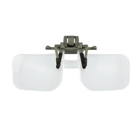 Lunettes grossissantes pliantes SRATE en gros d'usine, lunettes de lecture transparentes MG19156, clip de lunettes grossissantes