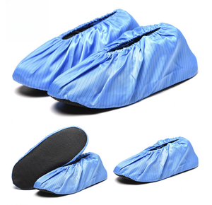 Couvre-chaussures <span class=keywords><strong>de</strong></span> salle blanche ESD en fibre <span class=keywords><strong>de</strong></span> carbone polyester réutilisables et lavables avec semelle antidérapante - Product Image 3