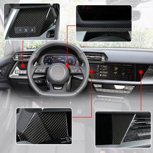 4 pièces en carbone véritable 3K pré-imprégné en fibre de carbone pour <span class=keywords><strong>Audi</strong></span> A3 8Y S3 <span class=keywords><strong>RS3</strong></span> 2021 2022 - Product Image 3