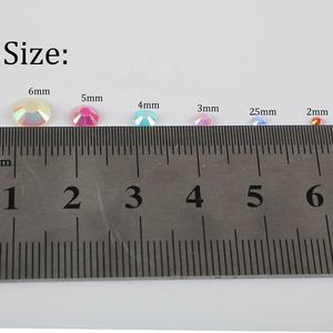 Pedrería Yantuo para Uñas con Pegamento, Estrás <span class=keywords><strong>de</strong></span> Resina Jelly AB No Termoadhesivo, Entrega Rápida, Paquete <span class=keywords><strong>de</strong></span> 5000 Piezas, 2-6 mm, Corte a Máquina, 2 Bolsas - Product Image 4