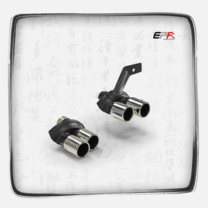 Punta de escape de repuesto de acero inoxidable tipo Abarth para Fiat 500 595 (07+) - Product Image 1