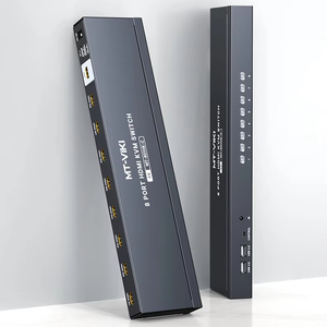 Commutateur <span class=keywords><strong>KVM</strong></span> USB 8 ports haute résolution 4K, contrôle de 8 ordinateurs avec un seul clavier et une souris, compatibilité multi-systèmes - Product Image 1