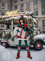 Haute qualité père noël Costume rouge velours robe ensemble avec cape pour les femmes fête de noël Cosplay adulte dames mode