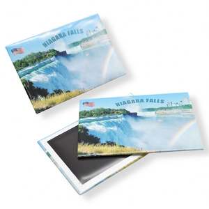 Aimant de réfrigérateur rectangulaire en fer blanc personnalisé pour attractions touristiques, motif Chute de Niagara, pour souvenir - Product Image 6
