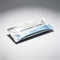 Sachet en aluminium imprimé sur mesure de qualité alimentaire pour film buccal à dissolution rapide, emballage en bande pour film à dissolution orale rapide