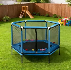 折りたたみ式取り外し可能な大きなイングラウンド屋外および屋内トランポリンで耐久性をアップグレード - Product Image 6