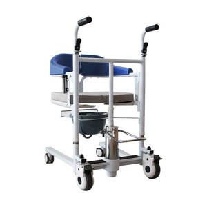 Hydraulic Shifting <b>Machine</b> Royal Blue 98-114cm Height Adjustable For Elderly Disabled Patients Rehabilitation Equipment - Product Image 5