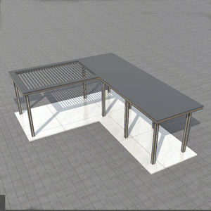 Pergola moderne pour l'extérieur : abri imperméable pour événements et mariages, auvent de jardin à structure métallique à vendre. - Product Image 5