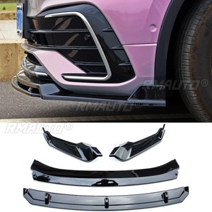 Car Front Bumper <b>Lip</b> Splitter Diffuser Spoiler Bumper Guard Protector Cover For Vw Tiguan L R-Line Sport 2022 Car Accessories - Product Image 3