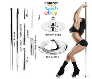 Ucuz fiyat 45mm spor dans kutup ev/taşınabilir statik ve iplik kutup striptizci