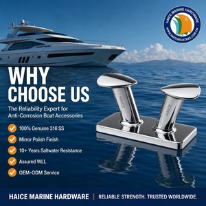 Bitta a Doppia Croce in Acciaio Inox 316 <span class=keywords><strong>per</strong></span> Uso Marino, 350mm, Accessori <span class=keywords><strong>per</strong></span> Ormeggio di Yacht, Kayak e Imbarcazioni - Product Image 3