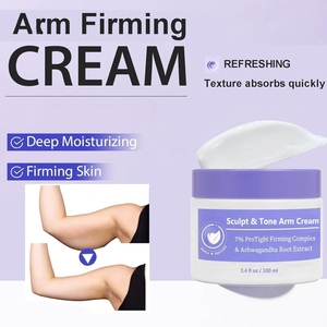 Sculpt & Tone Herbal Arm Cream 7% Lotion pour le corps avec extrait de racine d'ashwagandha et complexe raffermissant Pro Tight OEM Supply - Product Image 3