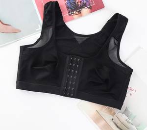 Vendita calda Plus <span class=keywords><strong>Size</strong></span> intimo donna Power Net Post-chirurgico gancio regolabile reggiseno sportivo - Product Image 6