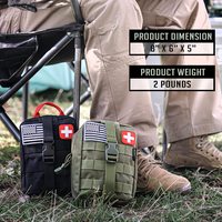 250 trousses de premiers soins trousses de traumatologie d'urgence Camping randonnée chasse maison bateau tremblements de terre équipement de plein air conduite