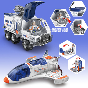 Set de Juego Interactivo de la Estación Espacial con Figuras, Escenario de Juego de Exploración Espacial para Niños, Juego Educativo - Product Image 4