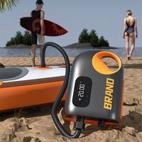 Pompe à pagaie 110W avec fonction d'arrêt automatique Connecteur de voiture 12V DC pour planche à pagaie, kayaks