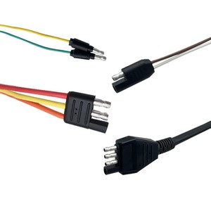 Cable de Control de Luces para RV de 4 Vías Personalizado, Cable de Alimentación SAE Tipo Bala, Cable de Remolque de 4 Núcleos, Aislamiento de PVC, Conductor de Cobre, Uso Automotriz - Product Image 5