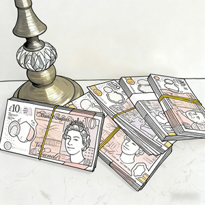 Dinero Ficticio de Libras Esterlinas - Accesorios <span class=keywords><strong>para</strong></span> Películas / <span class=keywords><strong>Videos</strong></span> <span class=keywords><strong>Cortos</strong></span> / Juguetes de Broma (No Circulable) - Product Image 3