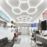 Lumière de travail LED COB en nid d'abeille facile à installer, éclairage de plafond pour atelier, directement de Chine, stock disponible