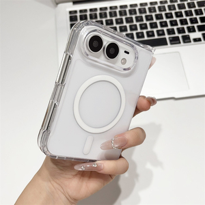 เคสโทรศัพท์แม่เหล็กใสเรียบหรูสำหรับ iPhone Ultra 18 Fold 18 Fold Ultra 18 Fold ป้องกันการกระแทก ฝาหลังแข็ง - Product Image 2