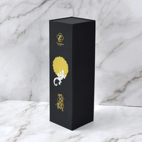Boîte cadeau rigide personnalisée mini, étanche, avec fermeture magnétique, pour bijoux, emballage avec fenêtre et ruban, pour bonbons, parfums, cupcakes, pâtisseries