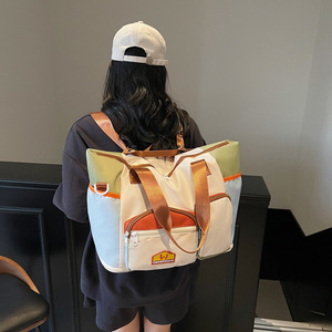 Sac de voyage extensible grande capacité avec séparation humide/sec, sac de sport/yoga tendance coréenne, sac d'hôpital de maternité - Product Image 6