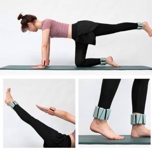 Pesas de Muñeca y Tobillo Ajustables de Silicona Marca WL MZ030 para Mujeres y Hombres, Ideales para Pilates y Ejercicios en Piscina - Product Image 2