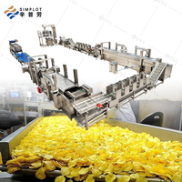 Machine industrielle entièrement automatique pour la fabrication de frites de pommes de terre, ligne de production de frites surgelées, fabricant de chips de manioc frais