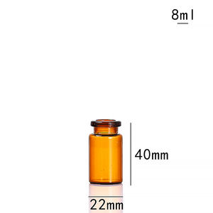 หลอดทดลองแก้วใสพร้อมฝาจุกขวดพิมพ์พื้นผิวฟรีสำหรับบรรจุภัณฑ์ของผลิตภัณฑ์ - Product Image 4