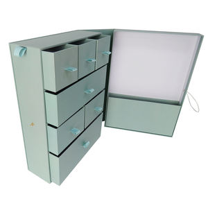 高級ビクトリアセヴレットクリスチャンジュエリーアドベントカレンダーボックスUVアドバンテージホイルとスポンジライナー美容メイクターゲット - Product Image 2