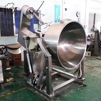Machine à sauter automatique CHEFMAX, machine à mélanger automatique à gaz avec agitateur