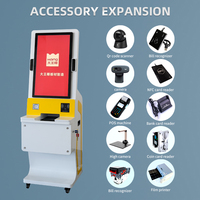 Kiosque d'enregistrement d'hôpital Kiosque tactile interactif de 32 pouces Pos Carte de paiement Kiosque d'imprimante libre-service A4 pour des écoles de banques