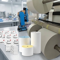 Papel Sintético Antirrayaduras de 56μm, Poliolefina PP Autoadhesiva, Original de Fábrica con 30 Años de Experiencia, Tamaño Personalizado, Informe Rohs Reach