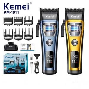 KM-1911 bên ngoài rotor động cơ không chổi than DLC lưỡi không dây có thể sạc lại 2500mAh tóc Clipper chuyên nghiệp cắt tóc Clipper tông đơ - Product Image 1