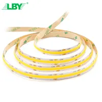 LBY באיכות גבוהה לבן צבע Led אור רצועת 24V 5M Dc גמיש עמיד למים Ip65 Ip67 10M Ip54 cob Led רצועת אור