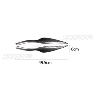 ฝาครอบตกแต่งไฟหน้ารถยนต์คาร์บอนไฟเบอร์แท้ 1 คู่ สำหรับ BMW E90 E91 ปี 2005-2011 อุปกรณ์ตกแต่งรถยนต์ - Product Image 5