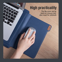 Tas Laptop Nillkin 3 in 1 Kulit PU Dengan Alas Mouse Terintegrasi dan Penyangga Laptop untuk MacBook HP, Dell, Asus 15, 15.6, 16 Inci