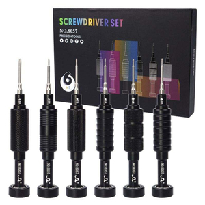 Set di 6 Cacciaviti di Precisione Magnetici in Acciaio S2 con Punte Phillips per Riparazione di Telefoni Cellulari - Product Image 1